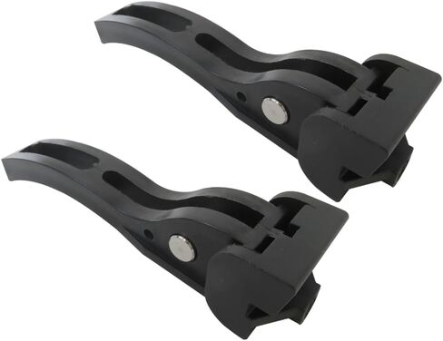 Truck Tonneau Cover Replacement Installation Accessory Rear Clamp Fit for Hard Tri-fold Tonneau Cover, Set of 2 in Kuwait