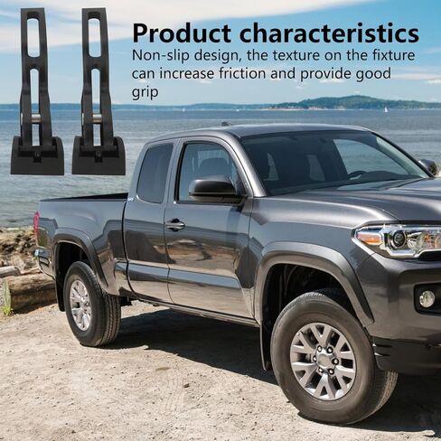 Truck Tonneau Cover Replacement Installation Accessory Rear Clamp Fit for Hard Tri-fold Tonneau Cover, Set of 2 in Kuwait