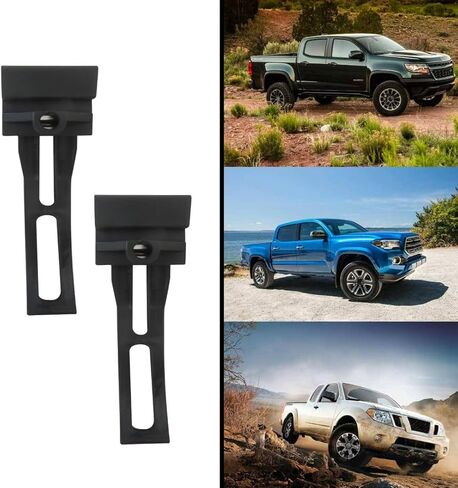 Truck Tonneau Cover Replacement Installation Accessory Rear Clamp Fit for Hard Tri-fold Tonneau Cover, Set of 2 in Kuwait
