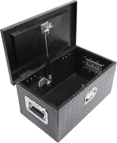 Aluminum Tool Box 20 Inch Trailer Toolbox W/Lock and 2 Keys Black Replacement for Pick Up Truck Bed ATV RV Trailer in Saudi Arabia