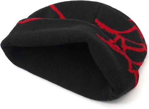 Knitted Beanie Hat Spider Web Skull Cap for Women Men in Saudi Arabia