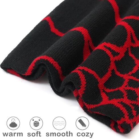 Knitted Beanie Hat Spider Web Skull Cap for Women Men in Saudi Arabia