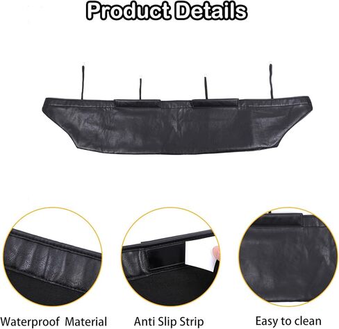 Car Hood Protector Compatible with Toyota Tacoma 2024 2025 2026 Exterior Accessories Leather Black Front Hood Deflector Shield Protector Cover in Saudi Arabia