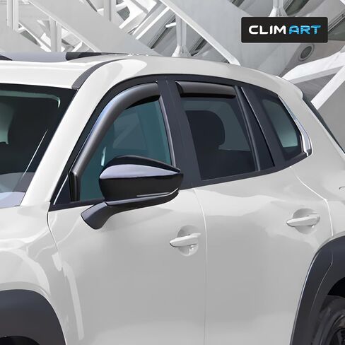 CLIM ART in-Channel Incredibly Durable Rain Guards for Mazda CX-50 2023-2026, Original Window Deflectors, Vent Window Visors, Vent Deflector, 4 pcs. - 623434 in Kuwait