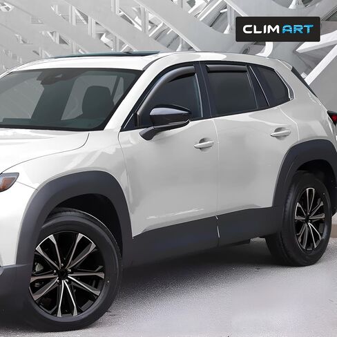 CLIM ART in-Channel Incredibly Durable Rain Guards for Mazda CX-50 2023-2026, Original Window Deflectors, Vent Window Visors, Vent Deflector, 4 pcs. - 623434 in Kuwait