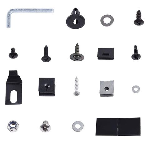 18 Variety Fender Flare Hardware Kit Screw/Bolt Fastener Compatible for Chevy Universal Pocket/Rivet Style in Saudi Arabia