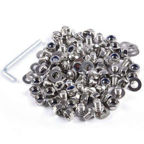 18 Variety Fender Flare Hardware Kit Screw/Bolt Fastener Compatible for Chevy Universal Pocket/Rivet Style in Saudi Arabia