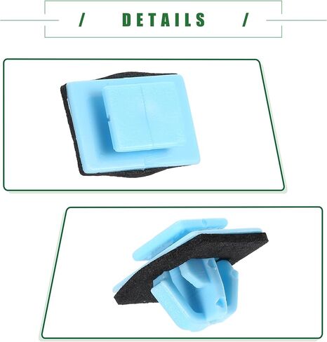 موتفورتي مشبك تثبيت عجلة السيارة، هيونداي سانتا في 2013-2021، بلاستيك، رقم 877561F000، ازرق، 80 قطعة in Kuwait