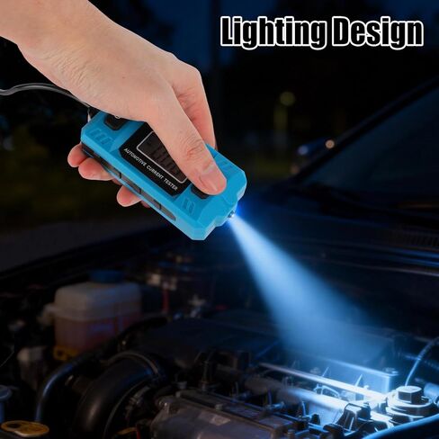 Automotive Circuit Fault Probe Tester, 20A 48V High-Precision Current Tester & Fuse Checker with Blue Backlit LCD Front Light for Car Relay Wire Tracer Short Finder Portable Diagnostic Tool in Kuwait