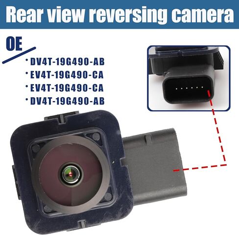 DV4T-19G490-AB Rear View Backup Camera Compatible with Ford Escape Kuga 2013-2017 Reverse Park Assist Camera Replaces DV4T19G490AB EV4T-19G490-CA EV4T19G490CA in Kuwait