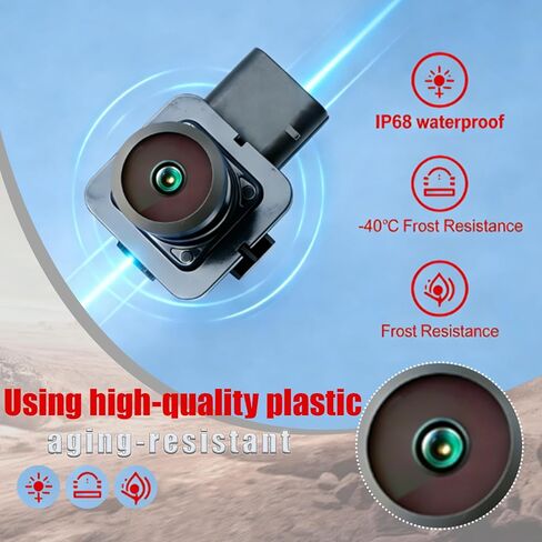 DV4T-19G490-AB Rear View Backup Camera Compatible with Ford Escape Kuga 2013-2017 Reverse Park Assist Camera Replaces DV4T19G490AB EV4T-19G490-CA EV4T19G490CA in Kuwait