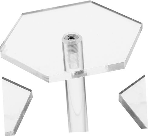 Acrylic Hand-made Multi-layer Display Stand Riser Display Shelf for Figurines Collectibles Cosmetics Versatile Acrylic Display Rack for Home and Organization in Saudi Arabia