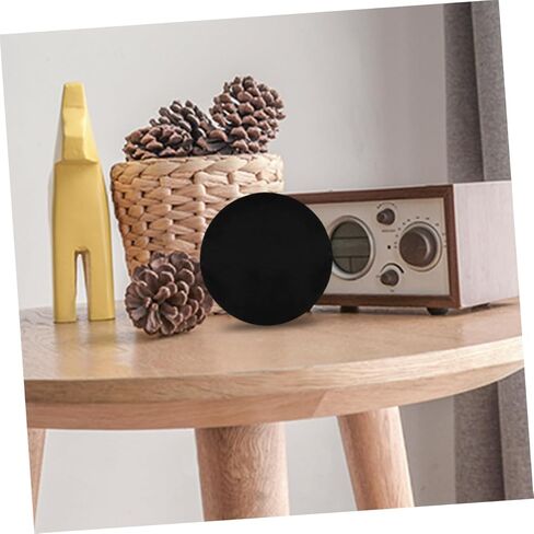 Obsidian Stone Circle Mirror for Scrying and Meditation Decorative Mirror Table Centerpiece for Dining Room and Living Room Decor Divination Board and Stone Decor in Saudi Arabia