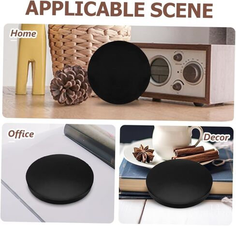 Obsidian Stone Circle Mirror for Scrying and Meditation Decorative Mirror Table Centerpiece for Dining Room and Living Room Decor Divination Board and Stone Decor in Saudi Arabia