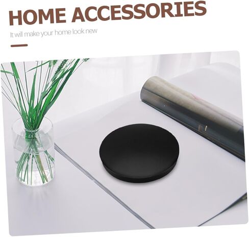 Obsidian Stone Circle Mirror for Scrying and Meditation Decorative Mirror Table Centerpiece for Dining Room and Living Room Decor Divination Board and Stone Decor in Saudi Arabia