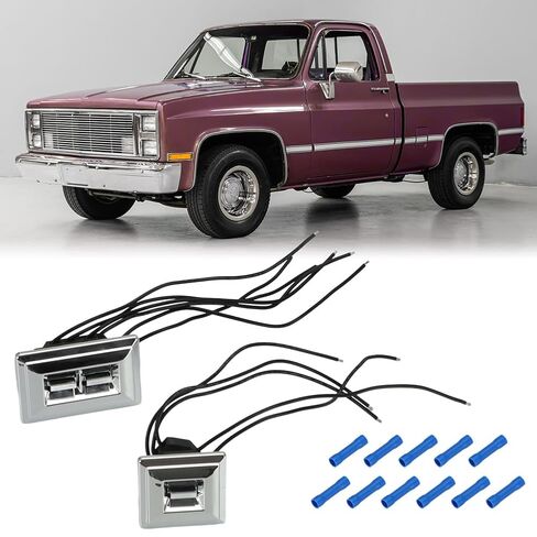 موصل ضفيرة سلك نافذة الطاقة من AUTOVIC مع مفتاح يسار يمين لسيارة 1980s GM Chevy Truck C10 Car Blazer Monte Carlo Regal EL Camino، يناسب مفاتيح نافذة باب السائق والركاب in Saudi Arabia