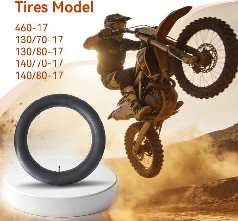 460-17 Inner Tube 130/80-17 130/70-17 140/70-17 140/80-17 Tube Replacement with Straight Valve Stem- TR4 in Kuwait