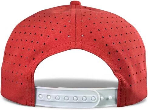 Logie Joe's Missing Milk Golf Hat | Snapback Cap | Built-in Magnetic Ball Marker Holder + Marker Included | Missing Golf Ball | Adjustable Red in Kuwait