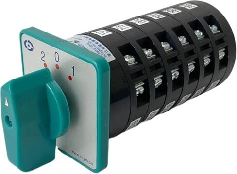 1PCS LW6-6 Universal Conversion Rotary Cam Switch Six Layer 5A 380V 3 Position 6 Poles 36 Terminals Silver Contact in Kuwait