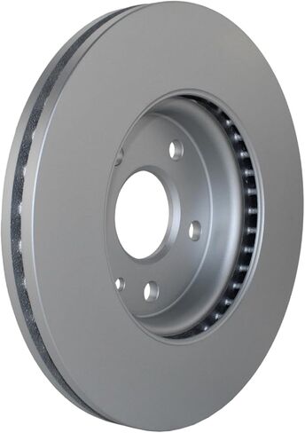 Coated Vented 276mm Disc Rotors and Akebono ProACT Ceramic Pad Set with Hardware and Acoustic Sensors Front Brake Kit For Chevrolet Bolt EUV Bolt EV Cruze Volt L LS LT Premier Diesel in Kuwait