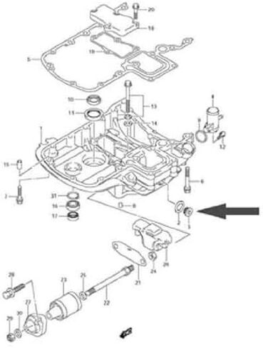 Suzuki1018 | Made in USA | Outboard Exhaust Plug | Aluminum Corrosion Fix Replaces #09248-18010 | in Kuwait