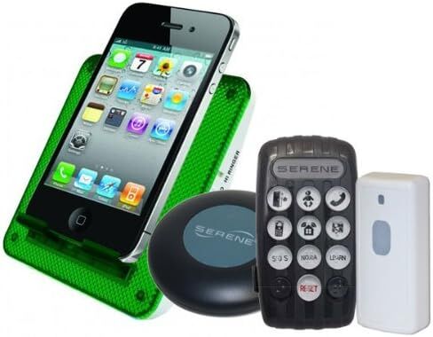 نظام الإشعارات القابل للارتداء CA-380 من Serene Innovations - جهاز النداء الاهتزازي لضعاف السمع - نطاق 200 قدم - تقنية الرمز الذكي 2.4 جيجا هرتز in Kuwait