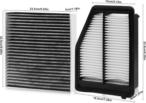 Cabin Engine Air Filter for Honda Civic 1.8L L4 2012 2013 2014 2015 in Kuwait