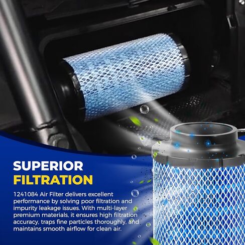 Philtop Powersports Air Filter, Replacement polaris air filter 1241084 for Compatible with Polaris RZR 1000 XP Mesh XP4/Turbo S/R/Pro XP/RS1 2014-2023 Premium polaris air filter, Pack of 2 in Kuwait