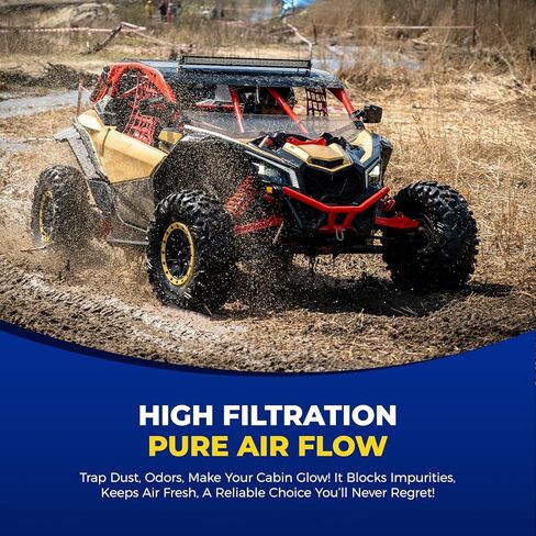 Philtop Powersports Air Filter, Replacement polaris air filter 1241084 for Compatible with Polaris RZR 1000 XP Mesh XP4/Turbo S/R/Pro XP/RS1 2014-2023 Premium polaris air filter, Pack of 2 in Kuwait