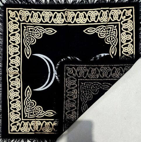 كرافت كالا التارو مذبح القماش بطاقات العرافة مفرش المائدة الخاص رجل الكهف بيغان غرفة بار ديكور جدار المنزل Wiccan تغيير الملابس السحر مخالب الشمس بطاقة الجدول نسيج 36 "آلهة ثلاثية in Kuwait