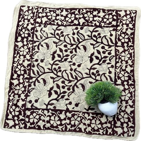 باندانا وشاح اليدوية كتلة اليد عصابات طباعة الأزهار - اليدوية القطن العضوي باندانا أنيقة كتلة اليد طباعة عصابات الرقبة وشاح للرجال والنساء in Kuwait