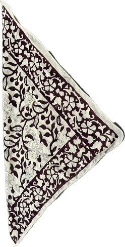 باندانا وشاح اليدوية كتلة اليد عصابات طباعة الأزهار - اليدوية القطن العضوي باندانا أنيقة كتلة اليد طباعة عصابات الرقبة وشاح للرجال والنساء in Kuwait