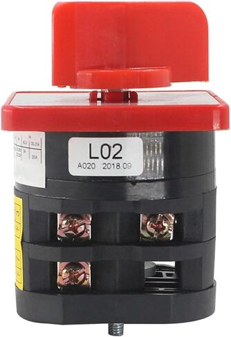 1pcs Electric Rotary Cam Changeover Switch HZ5-20 L01 L02 L03 2 Position 380V 4KW 20A(HZ5D-20 L02) in Kuwait