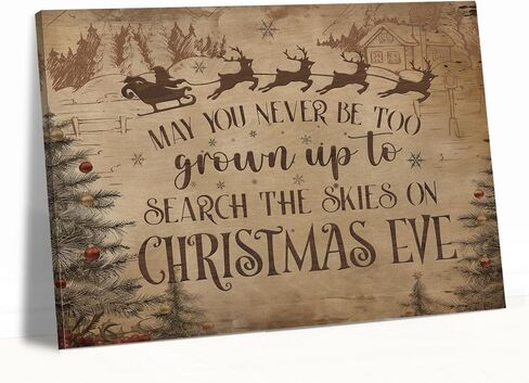 AEHIE Winter Wall Decor, Snowman Snowy Wall Art, Christmas Wall Decorations, Farmhouse Christmas Decor Framed Canvas Wall Art for Home Bedroom, Rustic Holiday Seasonal Wall Decor 11x14 in Saudi Arabia