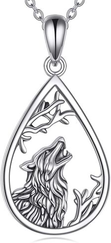 LUHE Animal Necklace for Women Sterling Silver Animal Pendant Necklace Cute Jewelry Gifts for Women in Saudi Arabia
