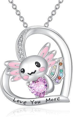 LUHE Animal Necklace for Women Sterling Silver Animal Pendant Necklace Cute Jewelry Gifts for Women in Saudi Arabia