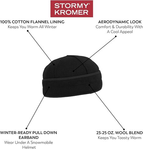 Stormy Kromer The Brimless Cap, Charcoal, 7 5/8 in Saudi Arabia