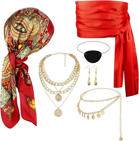Jaciya Pirate Costume Accessories Set in Saudi Arabia