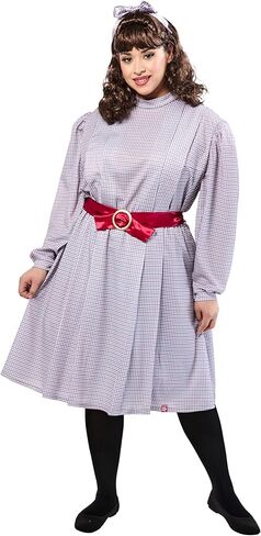 Rubies American Girl Womens Samantha Parkington Plaid Costume Dress Set in Saudi Arabia