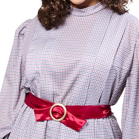 Rubies American Girl Womens Samantha Parkington Plaid Costume Dress Set in Saudi Arabia