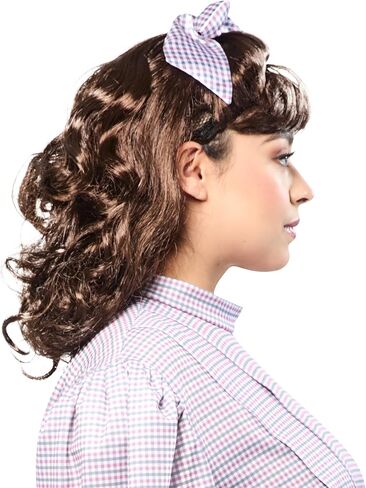 Rubies American Girl Womens Samantha Parkington Plaid Costume Dress Set in Saudi Arabia