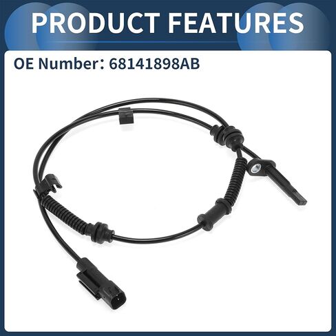 ABS Wheel Speed Sensor Rear Left Right ABS Sensor Anti-lock Braking System Sensor No.68141898AB for Jeep Cherokee 2014-2018 in Saudi Arabia