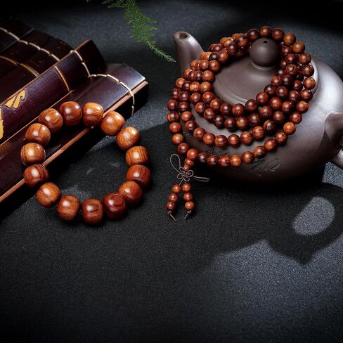 Traditional Wooden Prayer Beads Bracelet for Men or Women Beads Dia.18mm 16mm 15mm,1pc/lot (Dia.16mmBeads) in Saudi Arabia