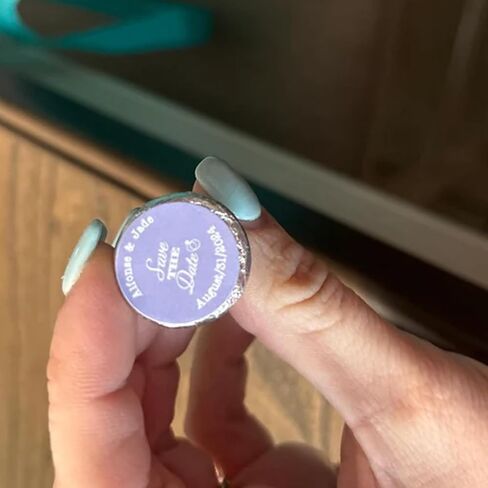 0.75'' Custom Round Candy Stickers Personalized Lables for Party Birthday Wedding Favors Labels Mini Candy Stickers 60-240PCS in Kuwait