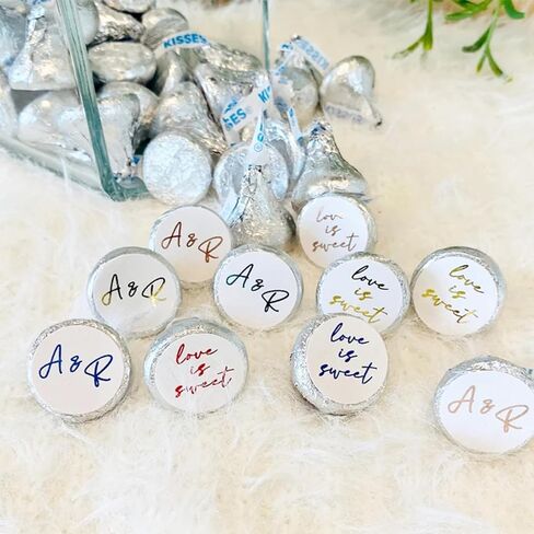 0.75'' Custom Round Candy Stickers Personalized Lables for Party Birthday Wedding Favors Labels Mini Candy Stickers 60-240PCS in Kuwait