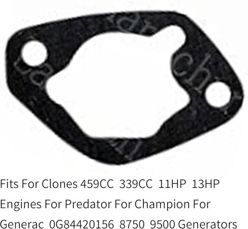 Compatible with Carburetor Gasket Kit Set For Honda and Clones 389CC 439CC 13HP 11HP Engines & Generators Predator Champion Generac 0G84420156 8750 9500 OEM 5 Packs in Kuwait