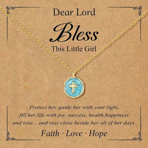 Gold Enamel Mini Cross Necklace Tiny Mother of Pearl Cross Necklace Religious Christian Gift for Baptism First Communion Christmas in Saudi Arabia