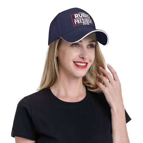 Rubio 2028 Hat Rubio for President 2028 Hat Adjustable Baseball Cap for Men Wemen Black in Saudi Arabia