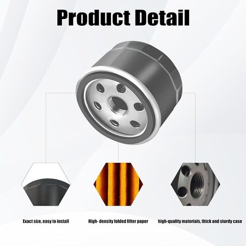 49065-7007 فلتر الزيت 49065-0721 492932 492932S 28 050 01-S لكاواساكي FR691V FR730V FR651V FR541V FR600V FX600V FS730 FX600V 4 دورة المحرك AM125424 GY20577 أجزاء محرك جزازة العشب in Kuwait