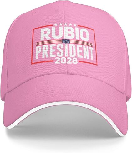 Rubio 2028 Hat Rubio for President 2028 Hat Adjustable Baseball Cap for Men Wemen Black in Saudi Arabia